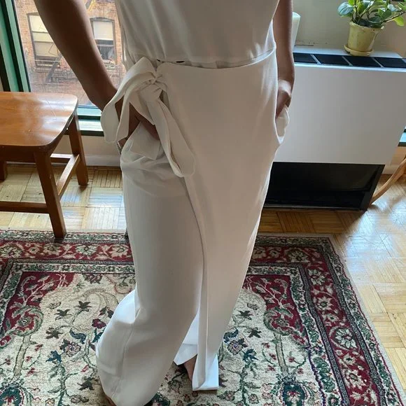 White Zara Jumpsuit - Picture 9 of 9